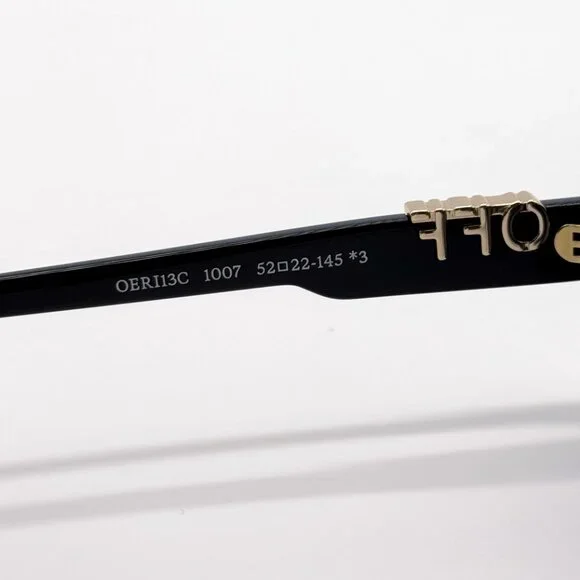 NEW OFF-WHITE OERI13C RENTON 1007 SUNGLASSES WOMEN BLACK  display picture 2